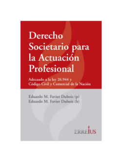 Derecho societario para la actuación profesional