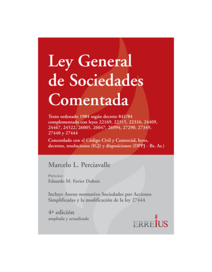 LEY GENERAL DE SOCIEDADES COMENTADA