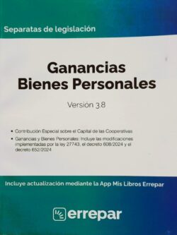 Separata Ganancias Bienes Personales 3.8