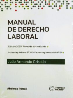 Manual de derecho laboral 2025