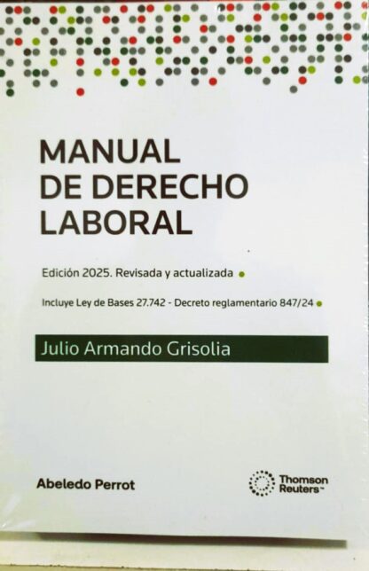 Manual de derecho laboral 2025