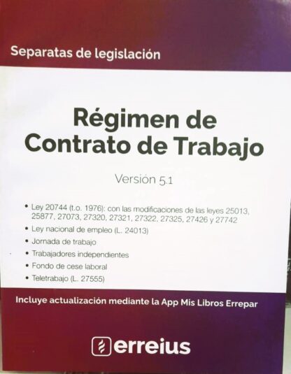 Régimen de contrato de trabajo 5.1